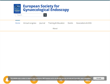 Tablet Screenshot of esge.org